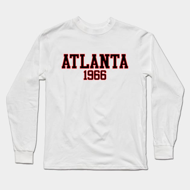 Atlanta 1966 (variant) Long Sleeve T-Shirt by GloopTrekker